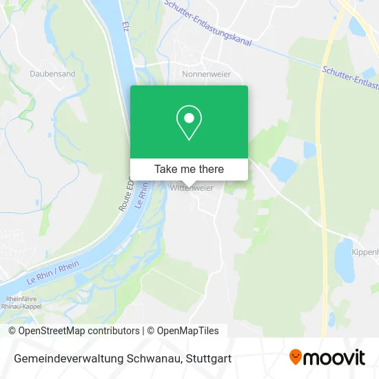Карта Gemeindeverwaltung Schwanau