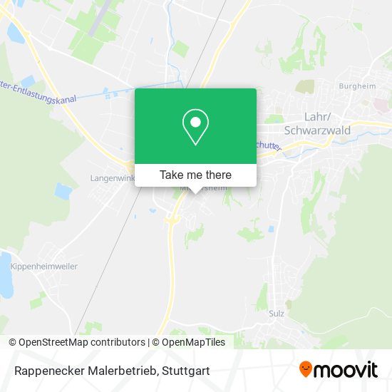 Rappenecker Malerbetrieb map