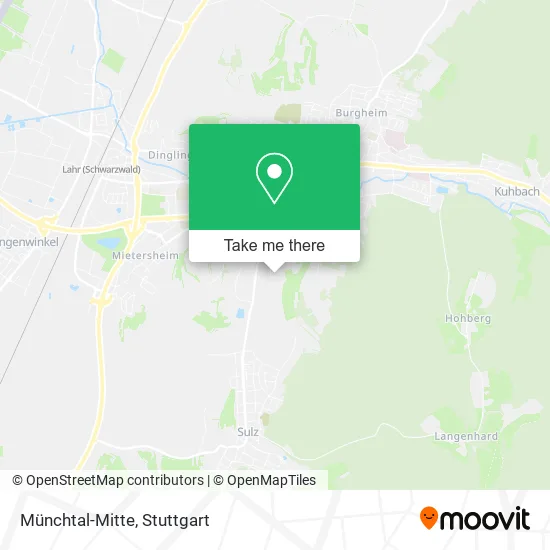 Карта Münchtal-Mitte