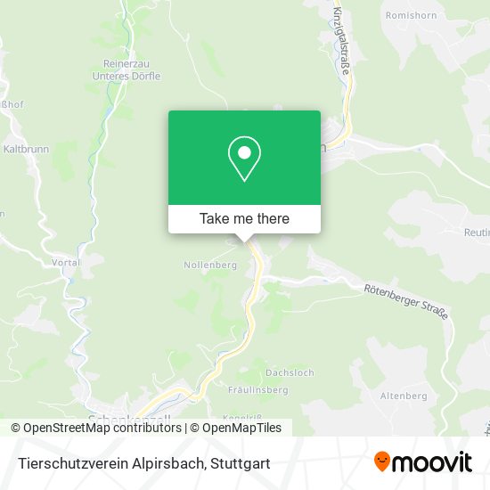 Tierschutzverein Alpirsbach map