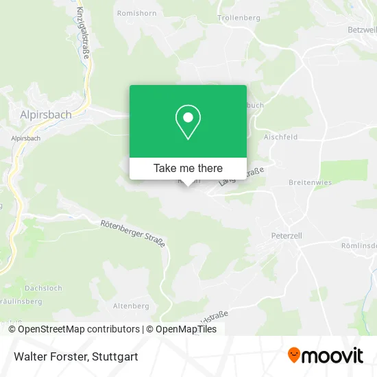 Карта Walter Forster