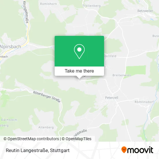 Карта Reutin Langestraße