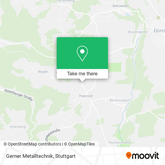 Gerner Metalltechnik map