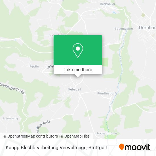 Kaupp Blechbearbeitung Verwaltungs map