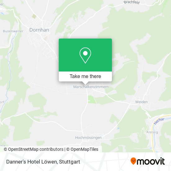 Danner's Hotel Löwen map