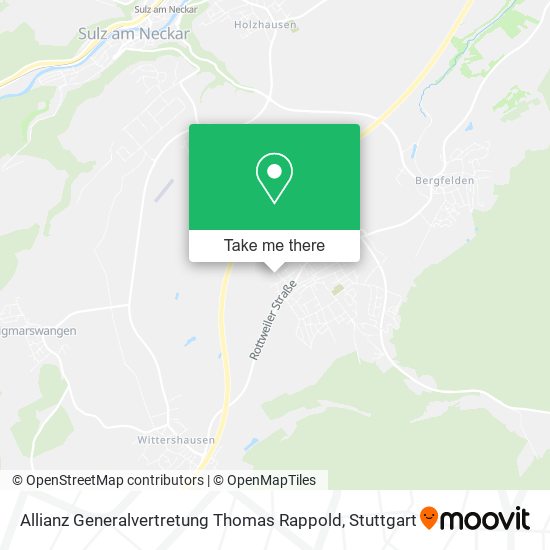 Allianz Generalvertretung Thomas Rappold map