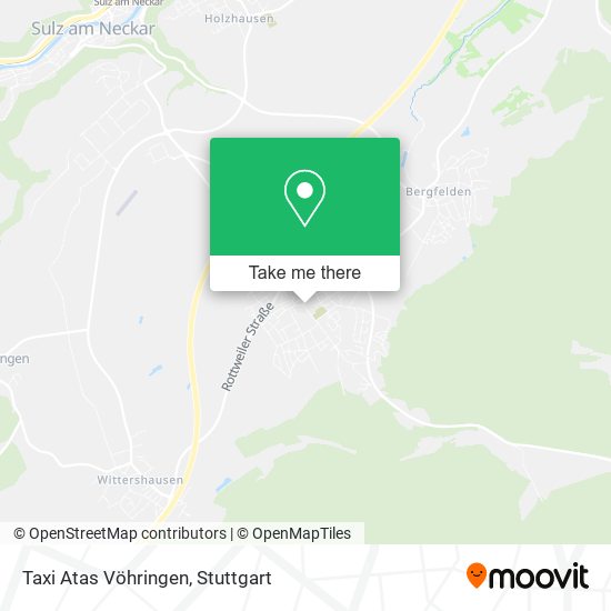 Карта Taxi Atas Vöhringen