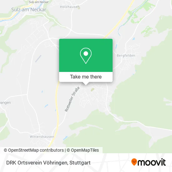 Карта DRK Ortsverein Vöhringen