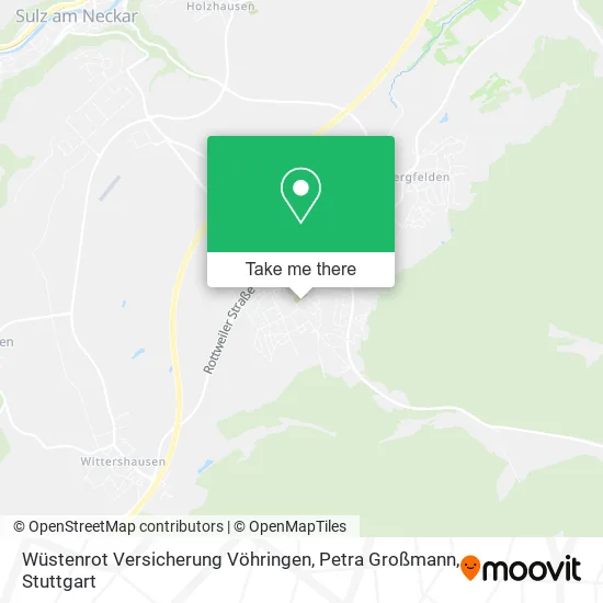 Карта Wüstenrot Versicherung Vöhringen, Petra Großmann