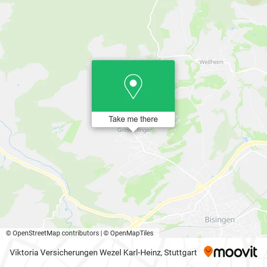 Карта Viktoria Versicherungen Wezel Karl-Heinz