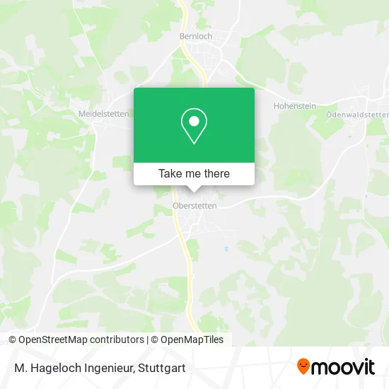 Карта M. Hageloch Ingenieur