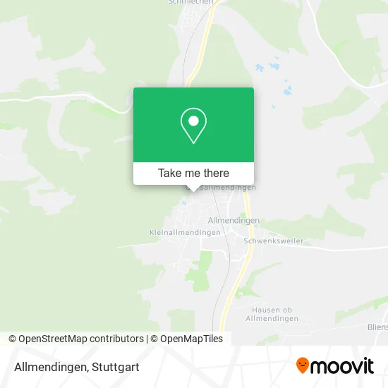 Карта Allmendingen