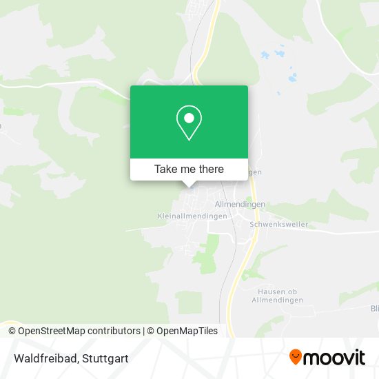 Карта Waldfreibad