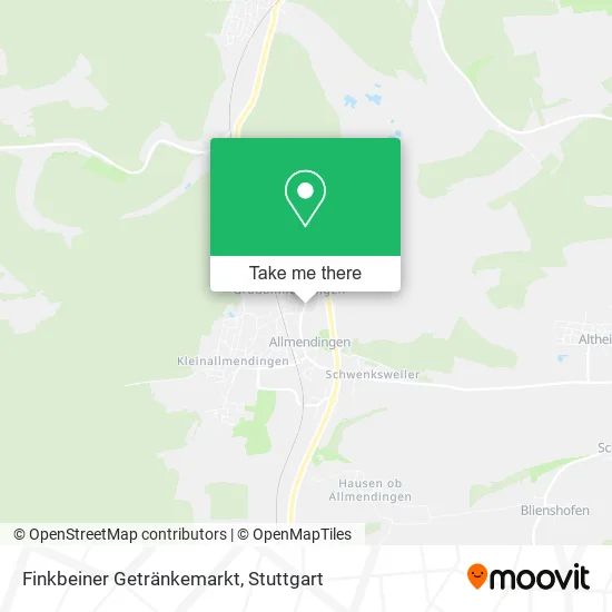 Карта Finkbeiner Getränkemarkt