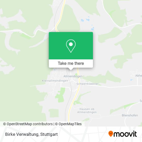 Birke Verwaltung map