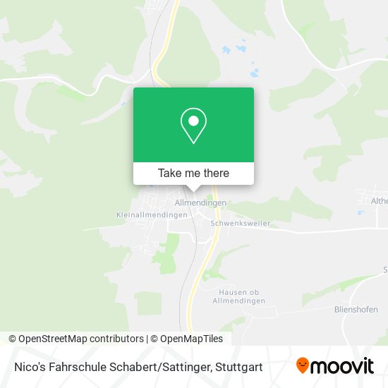 Nico's Fahrschule Schabert / Sattinger map