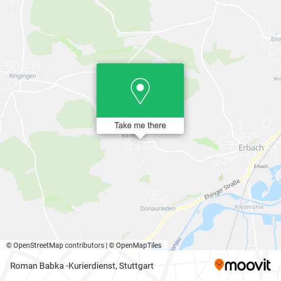 Roman Babka -Kurierdienst map
