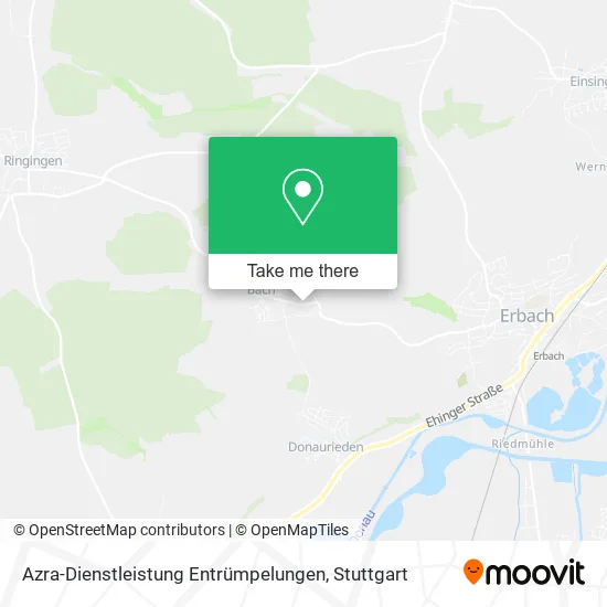 Карта Azra-Dienstleistung Entrümpelungen