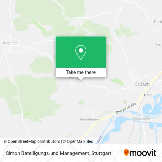 Карта Simon Beteiligungs-und Management