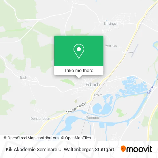 Карта Kik Akademie Seminare U. Waltenberger
