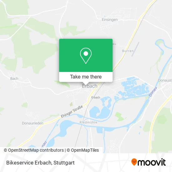 Карта Bikeservice Erbach