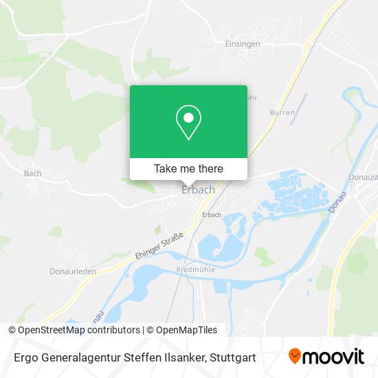 Ergo Generalagentur Steffen Ilsanker map