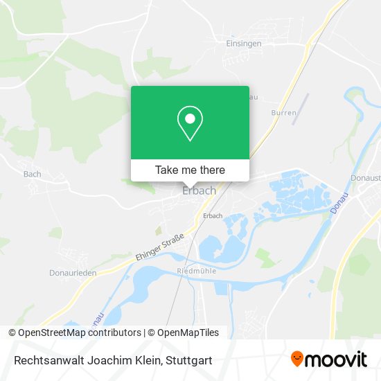 Rechtsanwalt Joachim Klein map