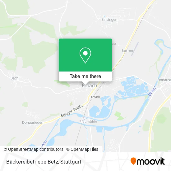 Карта Bäckereibetriebe Betz