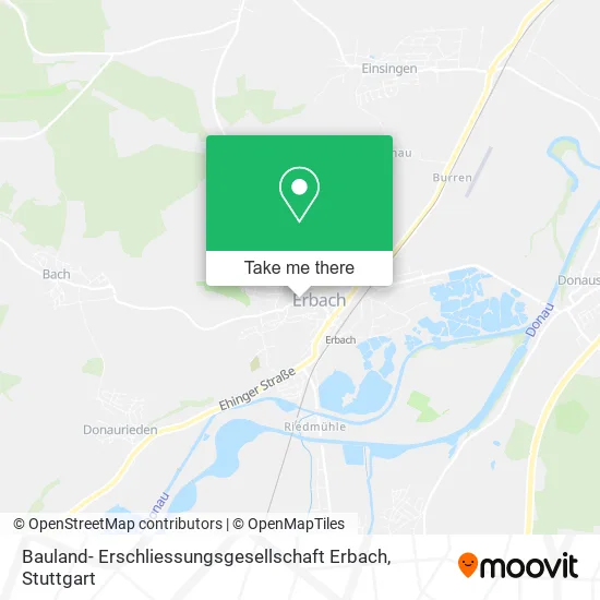 Карта Bauland- Erschliessungsgesellschaft Erbach