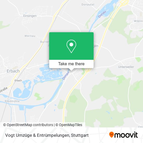 Карта Vogt Umzüge & Entrümpelungen