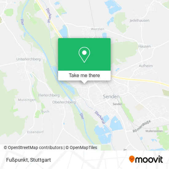 Карта Fußpunkt