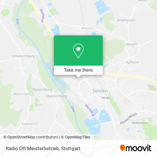 Карта Radio Ott Meisterbetrieb