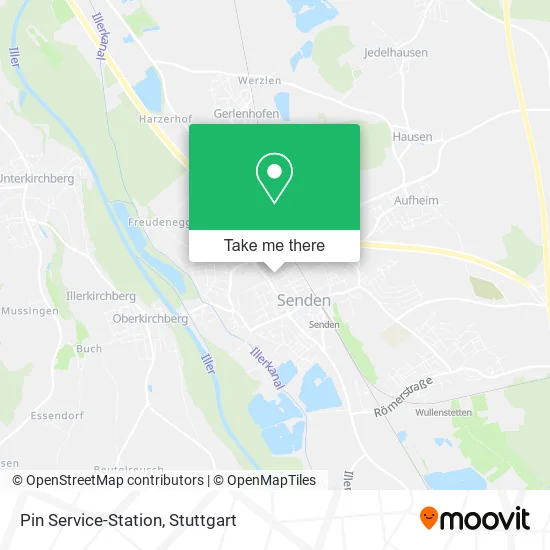 Карта Pin Service-Station