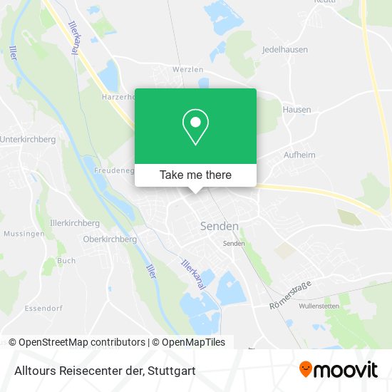 Карта Alltours Reisecenter der