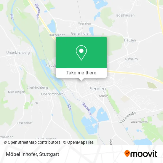 Карта Möbel Inhofer