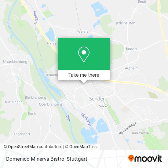 Domenico Minerva Bistro map