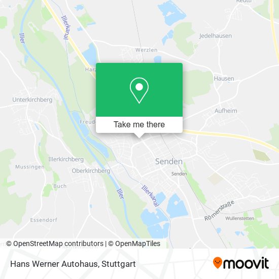 Hans Werner Autohaus map