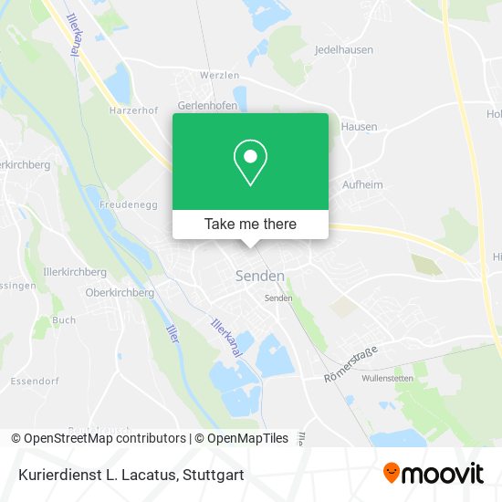 Kurierdienst L. Lacatus map