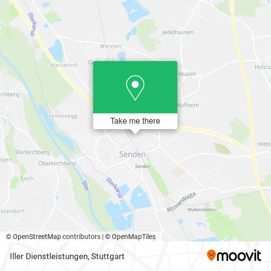 Карта Iller Dienstleistungen