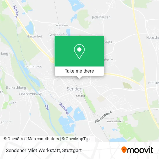 Карта Sendener Miet Werkstatt