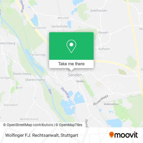 Карта Wolfinger F.J. Rechtsanwalt