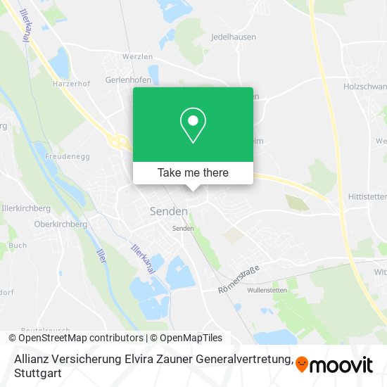 Allianz Versicherung Elvira Zauner Generalvertretung map