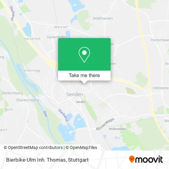 Карта Bierbike-Ulm Inh. Thomas
