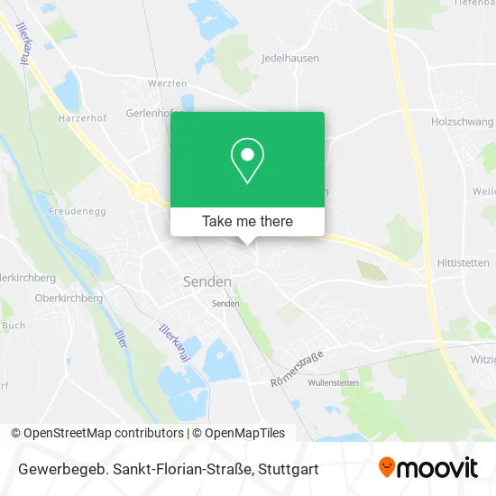 Карта Gewerbegeb. Sankt-Florian-Straße