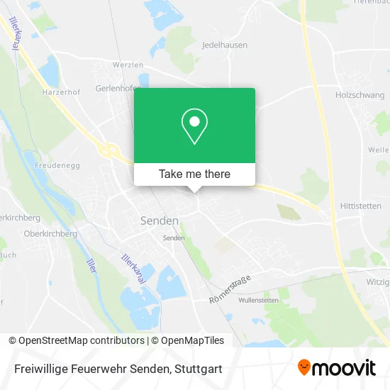 Карта Freiwillige Feuerwehr Senden