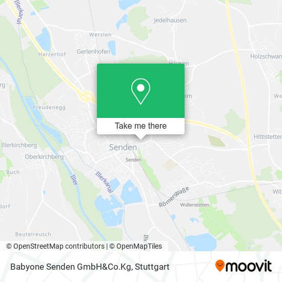 Babyone Senden GmbH&Co.Kg map