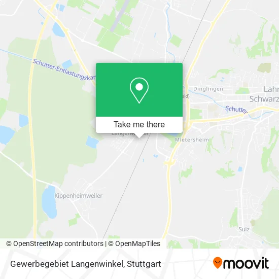 Карта Gewerbegebiet Langenwinkel