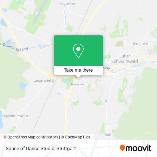 Space of Dance Studio map