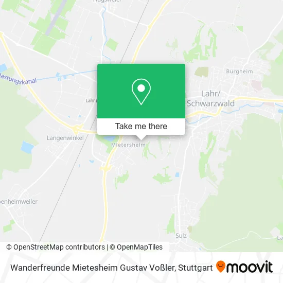 Карта Wanderfreunde Mietesheim Gustav Voßler