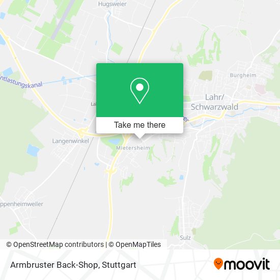Armbruster Back-Shop map